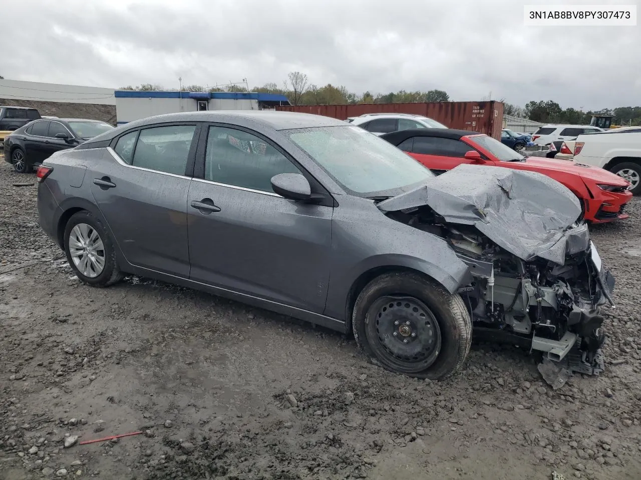 2023 Nissan Sentra S VIN: 3N1AB8BV8PY307473 Lot: 78845724