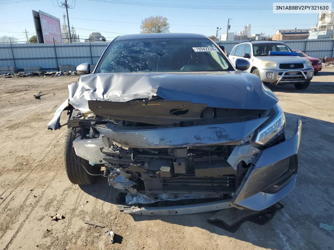 2023 Nissan Sentra S VIN: 3N1AB8BV2PY321630 Lot: 78942224