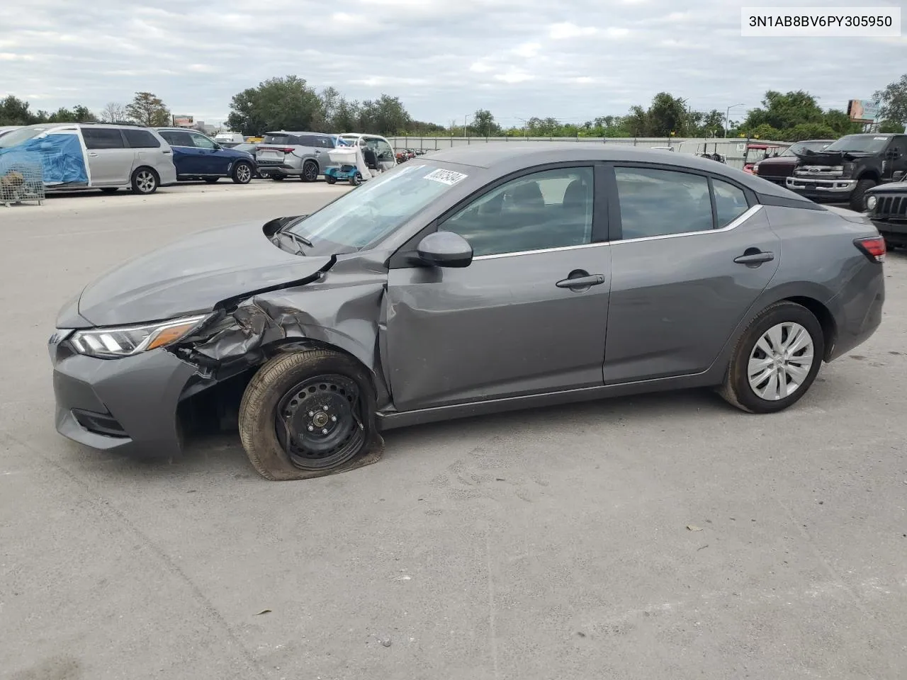 2023 Nissan Sentra S VIN: 3N1AB8BV6PY305950 Lot: 80975494