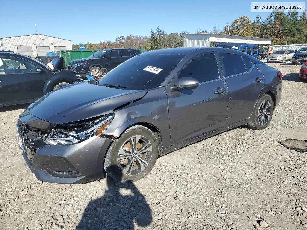 2023 Nissan Sentra Sv VIN: 3N1AB8CV5PY308997 Lot: 81805904