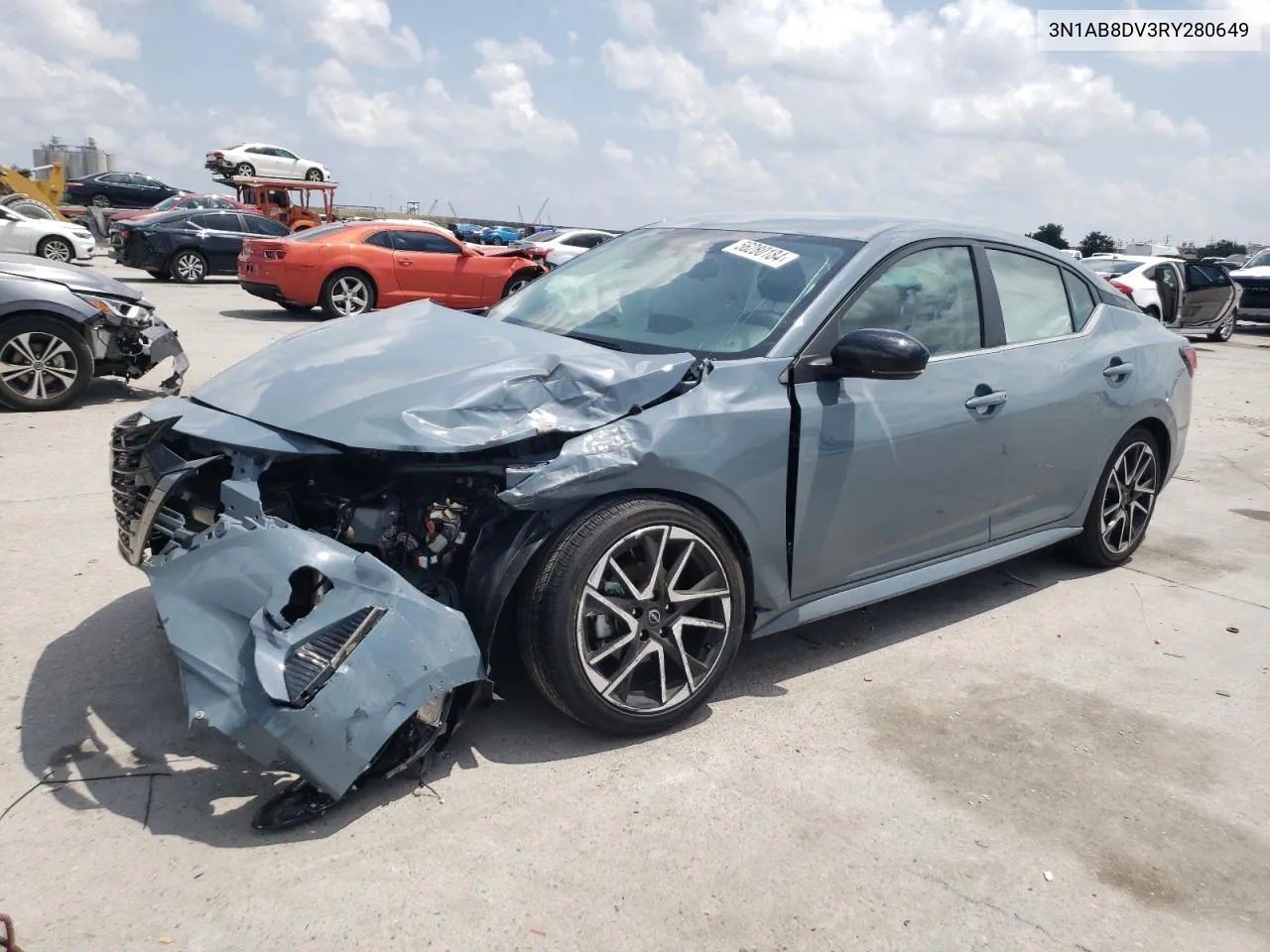 2024 Nissan Sentra Sr VIN: 3N1AB8DV3RY280649 Lot: 56280184