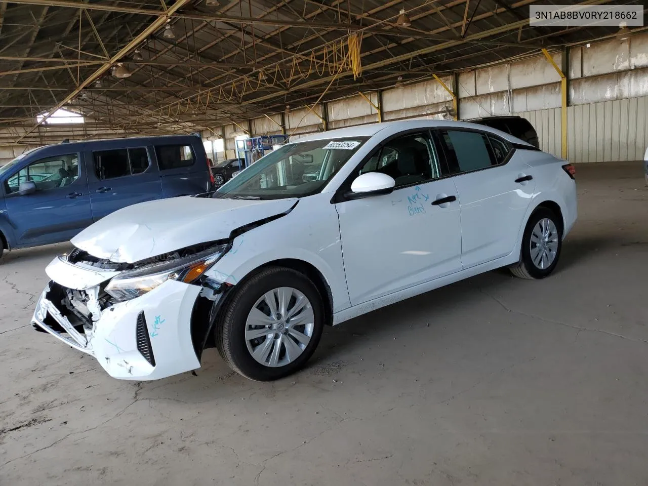 2024 Nissan Sentra S VIN: 3N1AB8BV0RY218662 Lot: 60353254