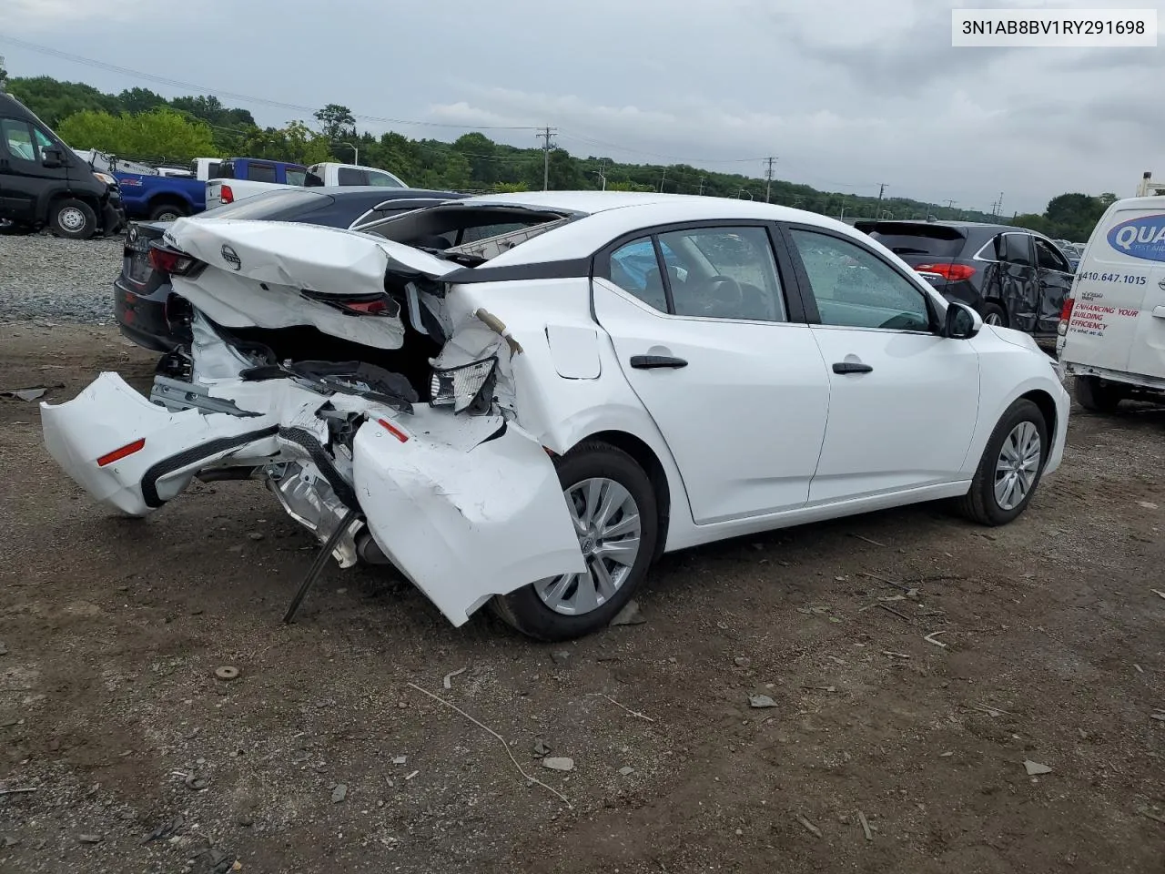 2024 Nissan Sentra S VIN: 3N1AB8BV1RY291698 Lot: 62837984