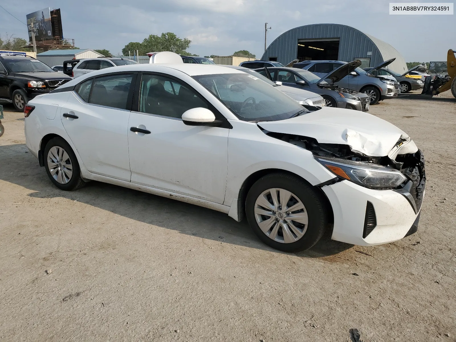 2024 Nissan Sentra S VIN: 3N1AB8BV7RY324591 Lot: 64464044