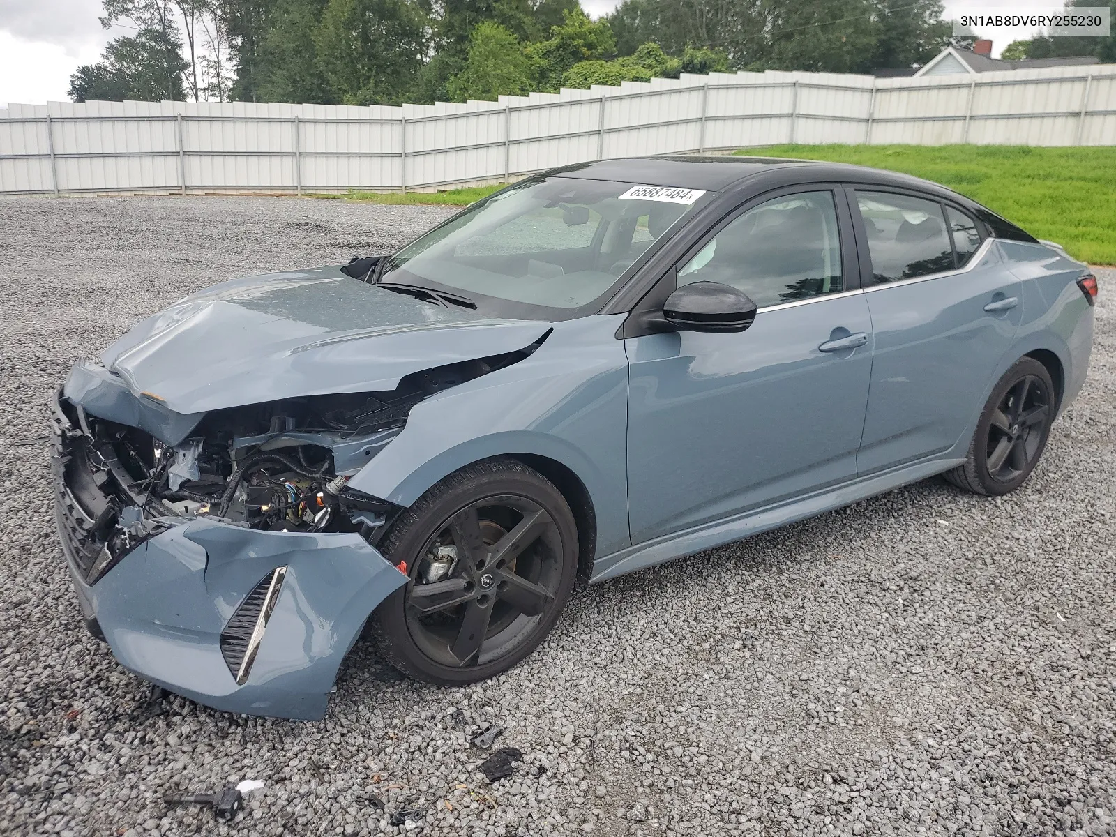 2024 Nissan Sentra Sr VIN: 3N1AB8DV6RY255230 Lot: 65887484