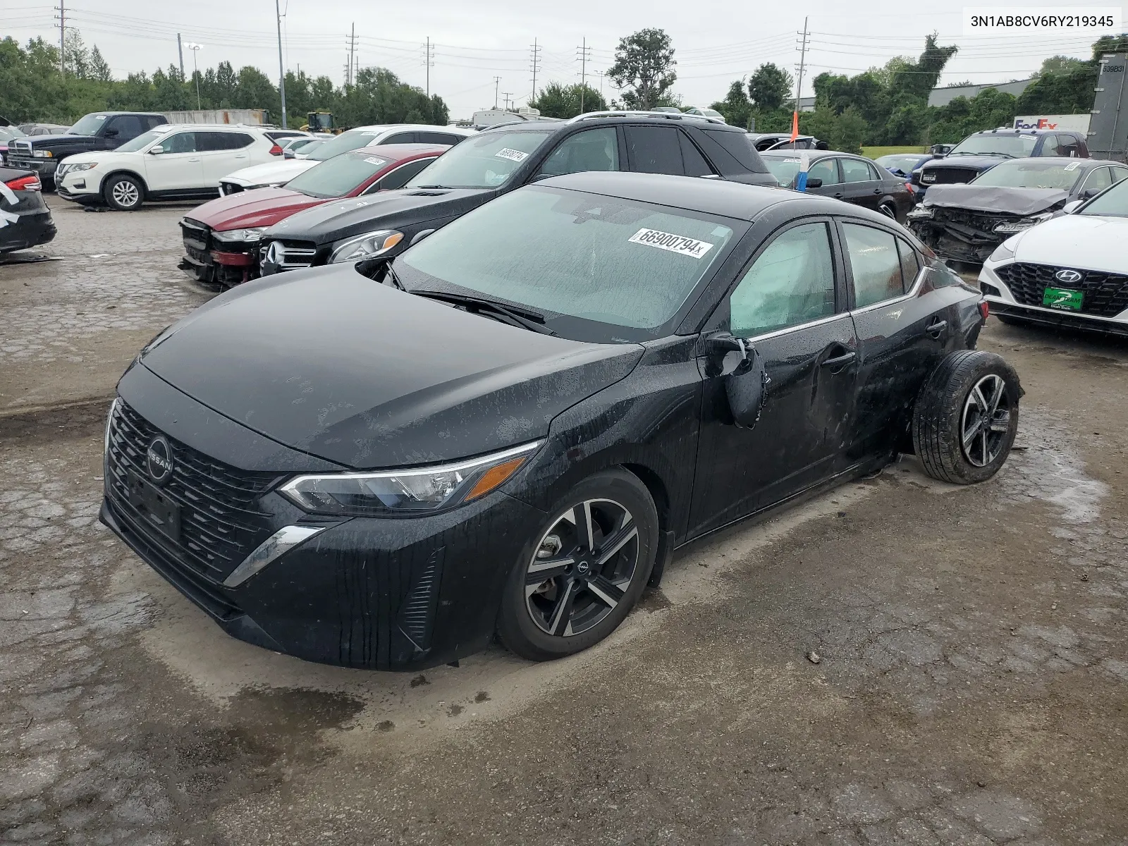 2024 Nissan Sentra Sv VIN: 3N1AB8CV6RY219345 Lot: 66900794