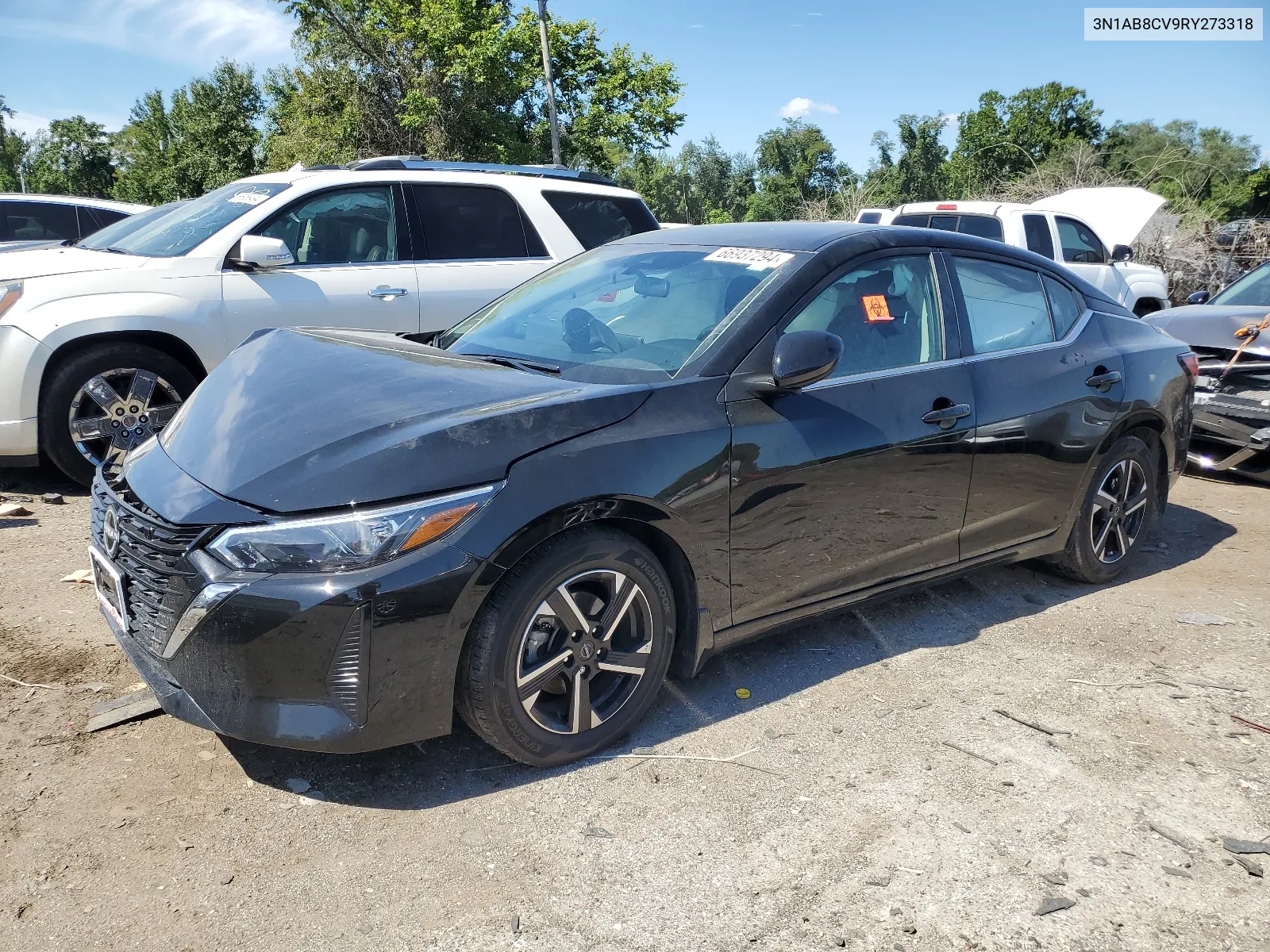 2024 Nissan Sentra Sv VIN: 3N1AB8CV9RY273318 Lot: 66937294