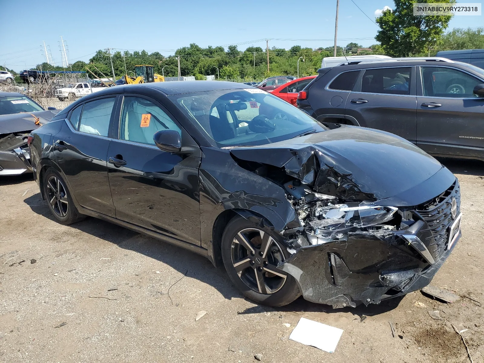 2024 Nissan Sentra Sv VIN: 3N1AB8CV9RY273318 Lot: 66937294