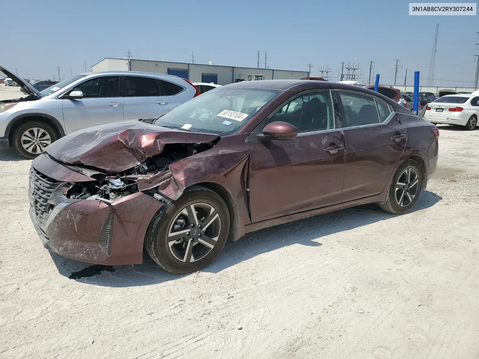 3N1AB8CV2RY307244 2024 Nissan Sentra Sv