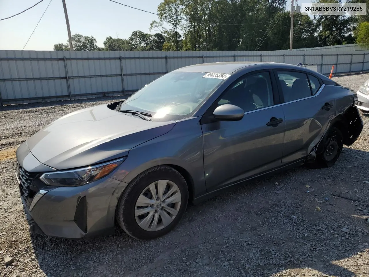 2024 Nissan Sentra S VIN: 3N1AB8BV3RY219286 Lot: 69035364