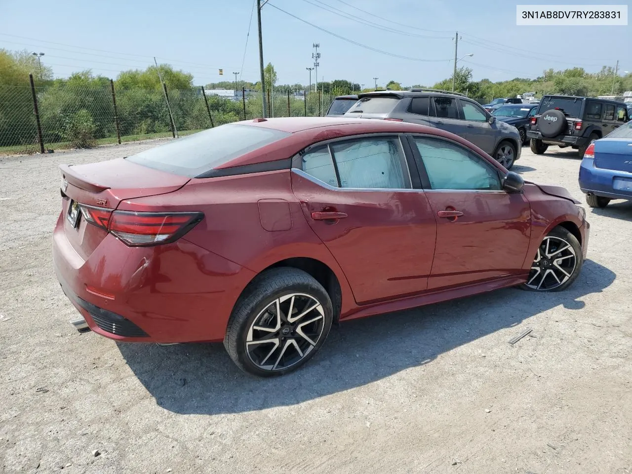 2024 Nissan Sentra Sr VIN: 3N1AB8DV7RY283831 Lot: 69154154