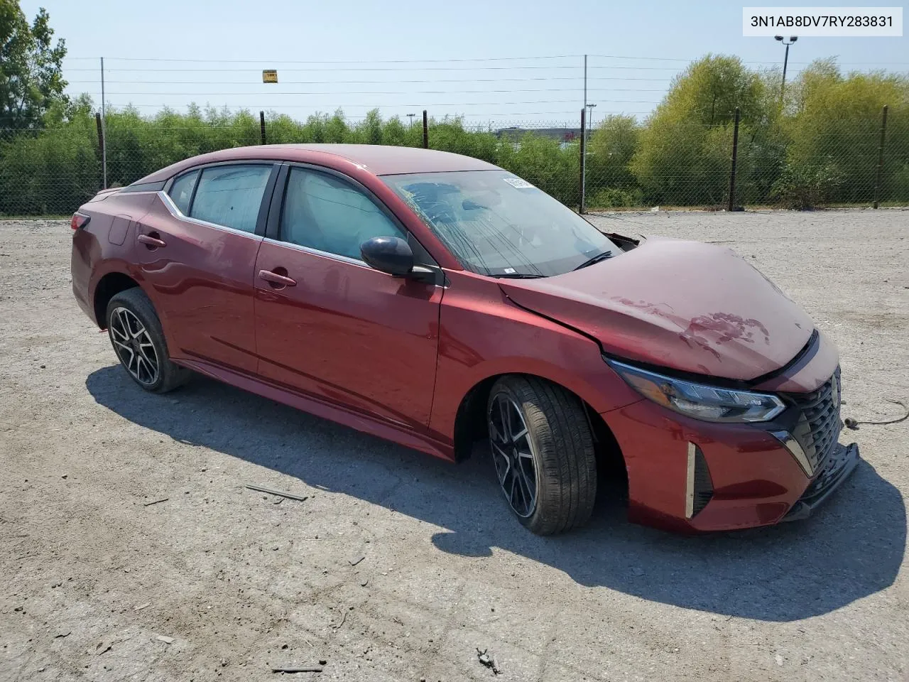 2024 Nissan Sentra Sr VIN: 3N1AB8DV7RY283831 Lot: 69154154