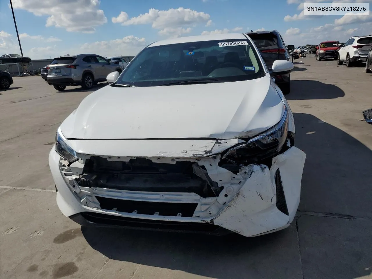 2024 Nissan Sentra Sv VIN: 3N1AB8CV8RY218276 Lot: 69763624