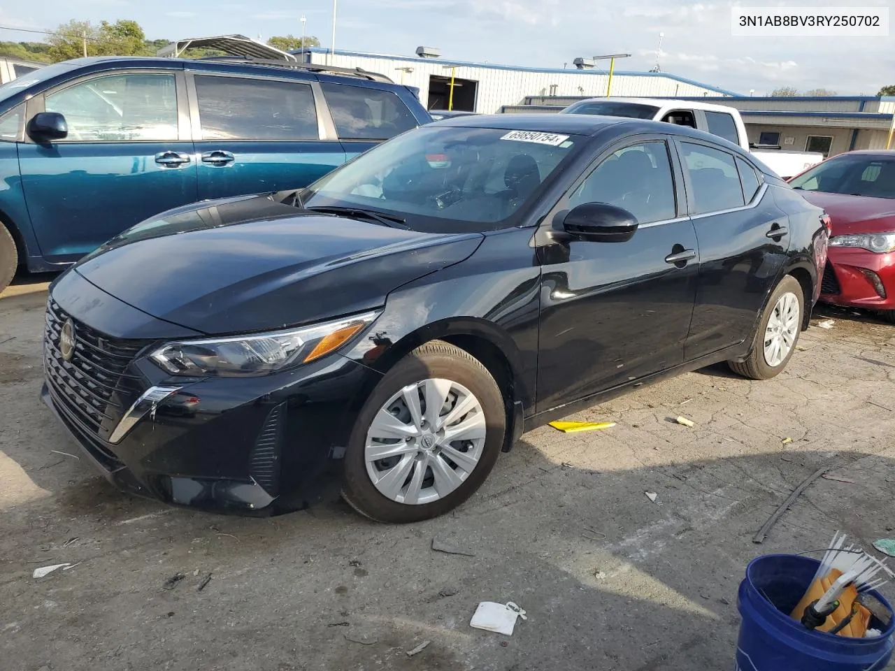 2024 Nissan Sentra S VIN: 3N1AB8BV3RY250702 Lot: 69850754