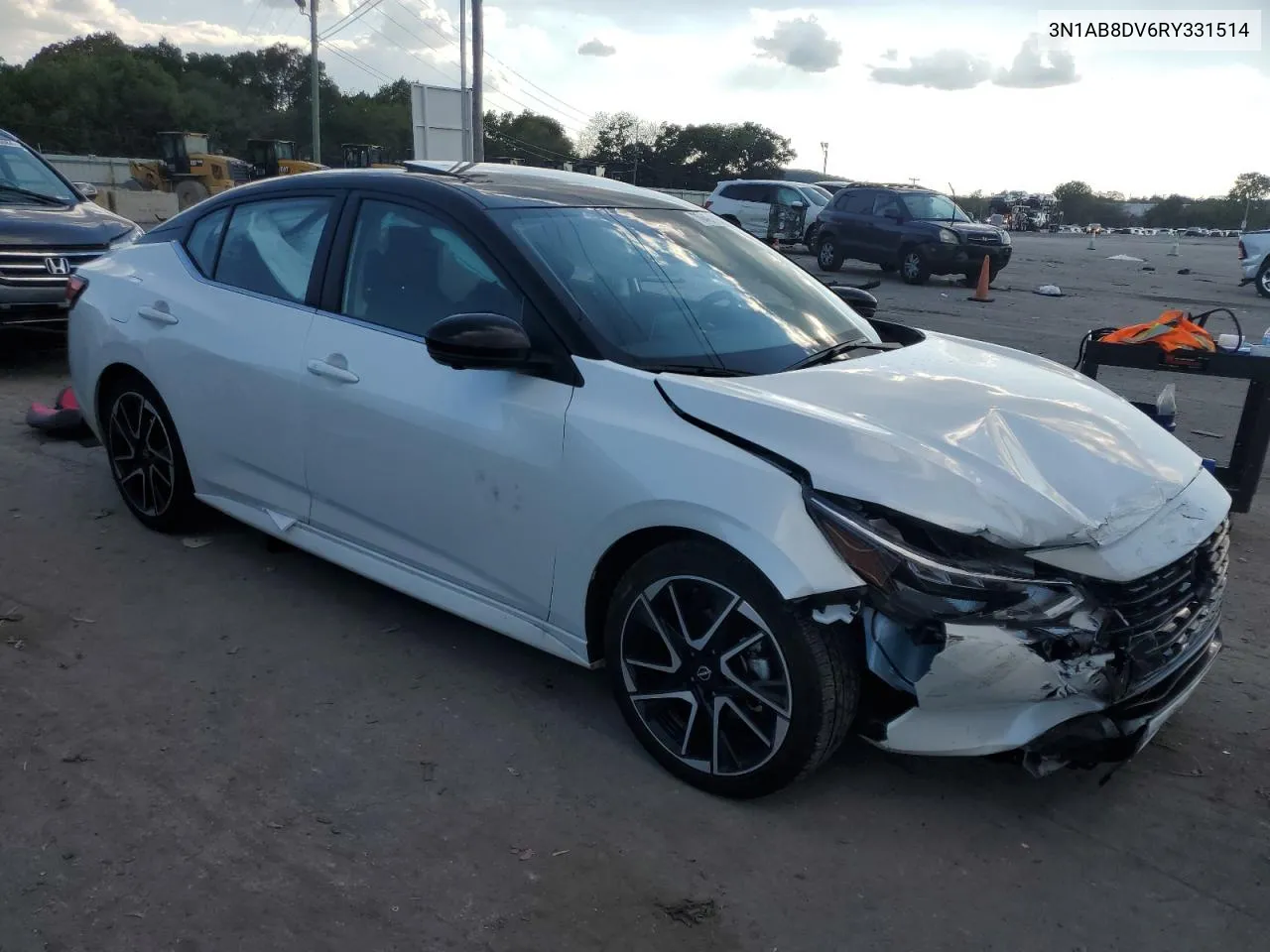 2024 Nissan Sentra Sr VIN: 3N1AB8DV6RY331514 Lot: 70493404