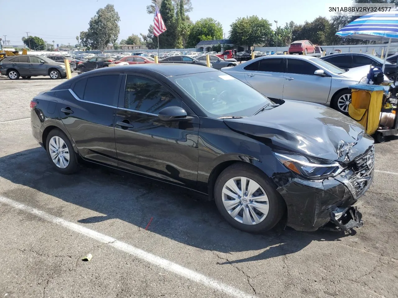 2024 Nissan Sentra S VIN: 3N1AB8BV2RY324577 Lot: 70634574