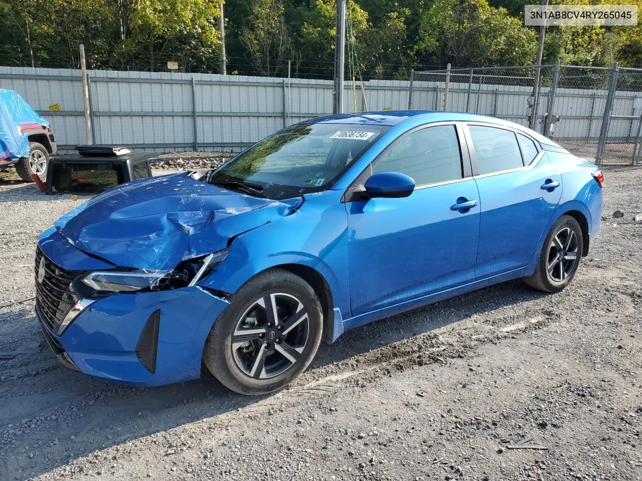 2024 Nissan Sentra Sv VIN: 3N1AB8CV4RY265045 Lot: 70636734