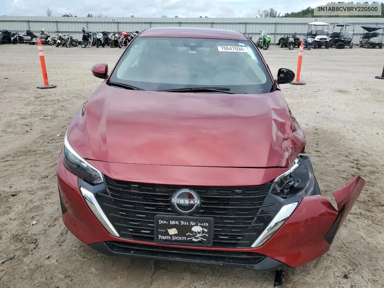 2024 Nissan Sentra Sv VIN: 3N1AB8CV8RY220500 Lot: 70647694