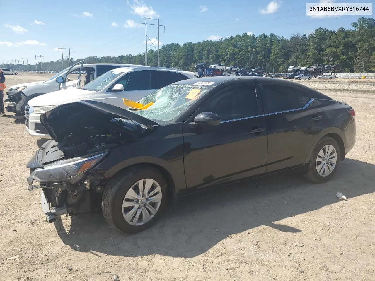 2024 Nissan Sentra S VIN: 3N1AB8BVXRY316744 Lot: 70922674