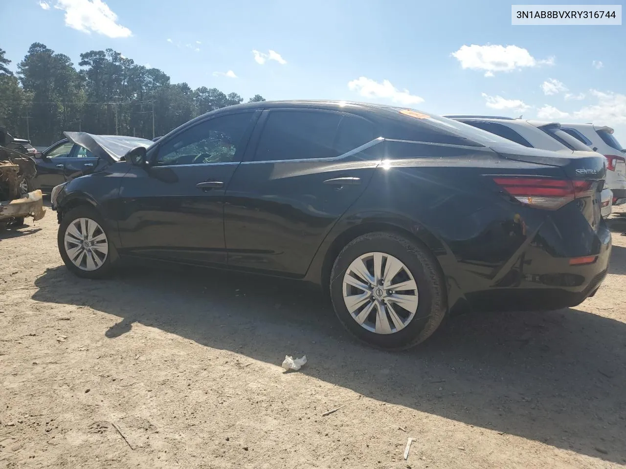 2024 Nissan Sentra S VIN: 3N1AB8BVXRY316744 Lot: 70922674