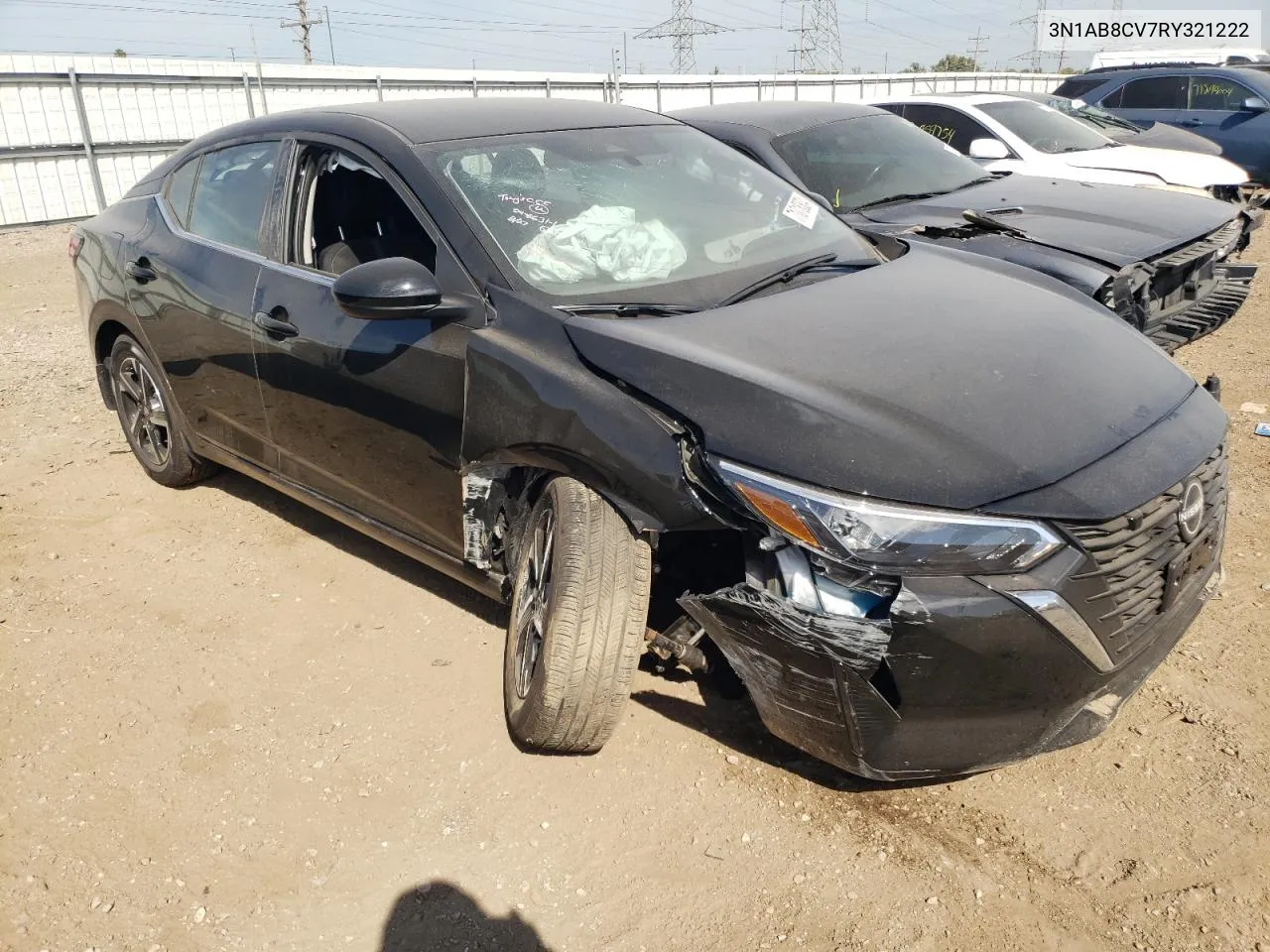 2024 Nissan Sentra Sv VIN: 3N1AB8CV7RY321222 Lot: 71018304