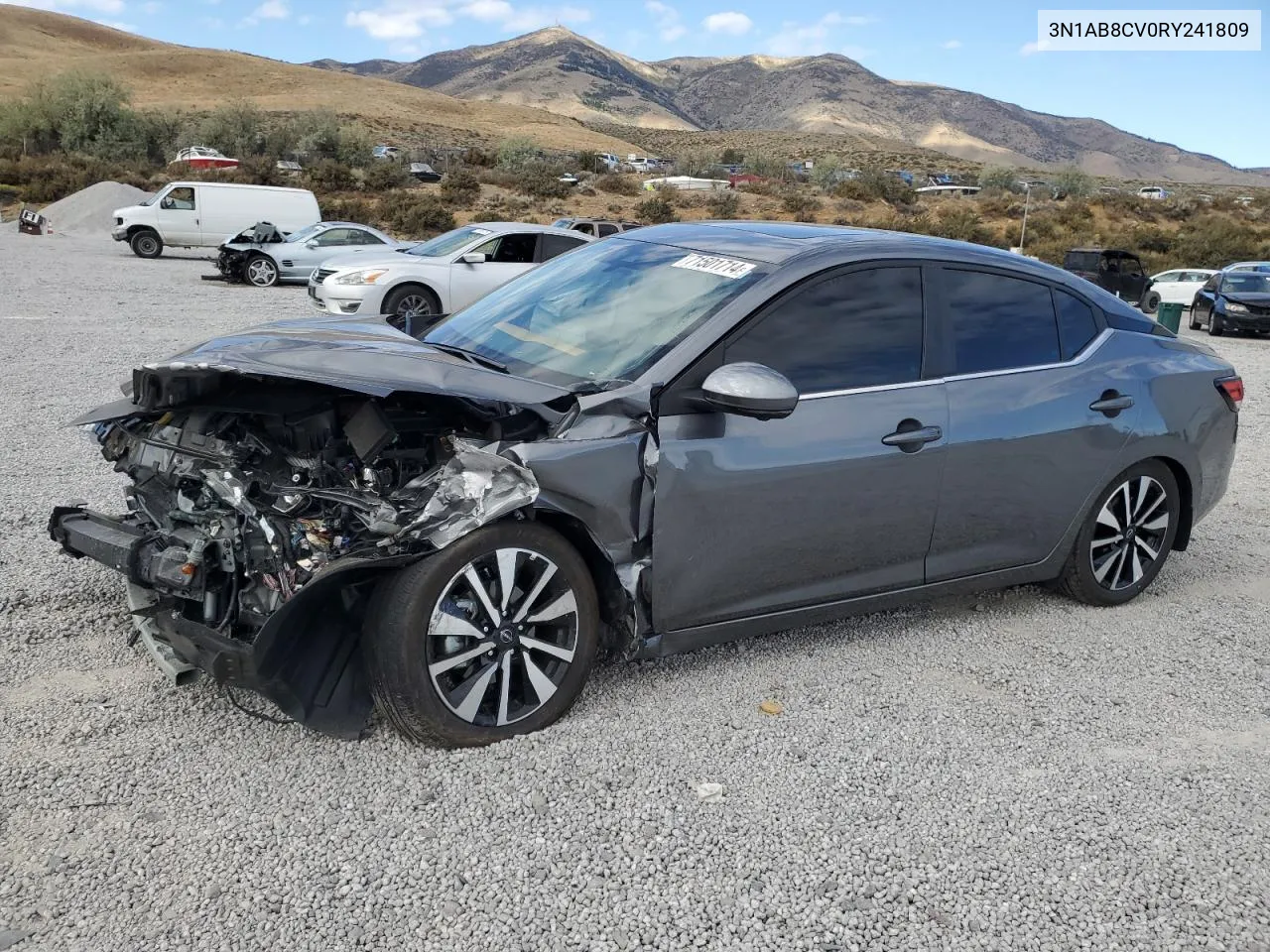 2024 Nissan Sentra Sv VIN: 3N1AB8CV0RY241809 Lot: 71501714