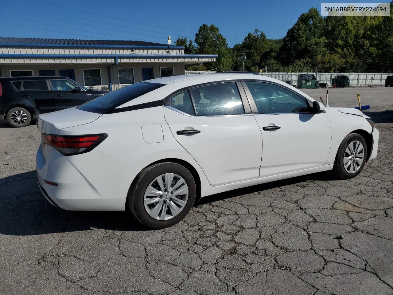 3N1AB8BV7RY274694 2024 Nissan Sentra S