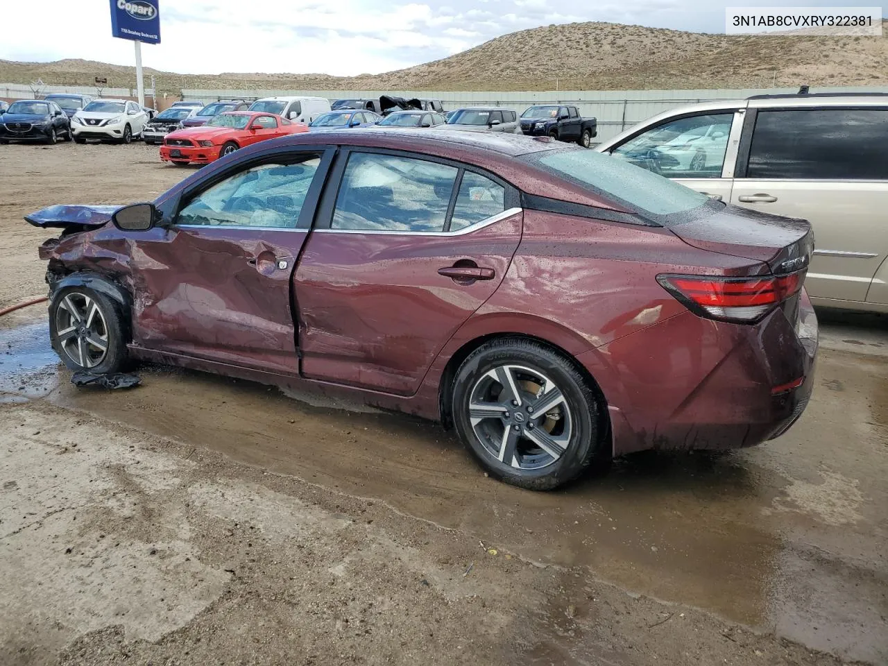 2024 Nissan Sentra Sv VIN: 3N1AB8CVXRY322381 Lot: 71799754