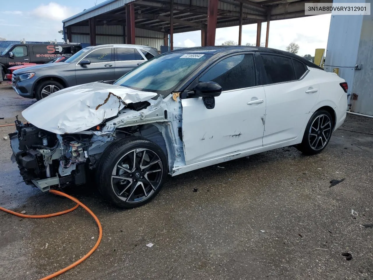 2024 Nissan Sentra Sr VIN: 3N1AB8DV6RY312901 Lot: 72169564