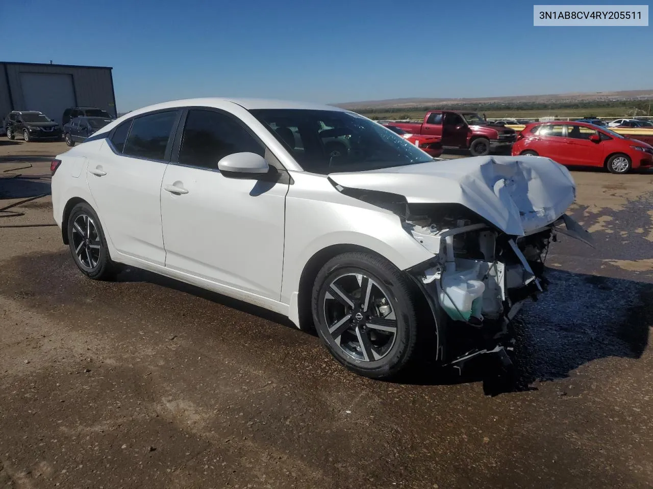 2024 Nissan Sentra Sv VIN: 3N1AB8CV4RY205511 Lot: 72938804