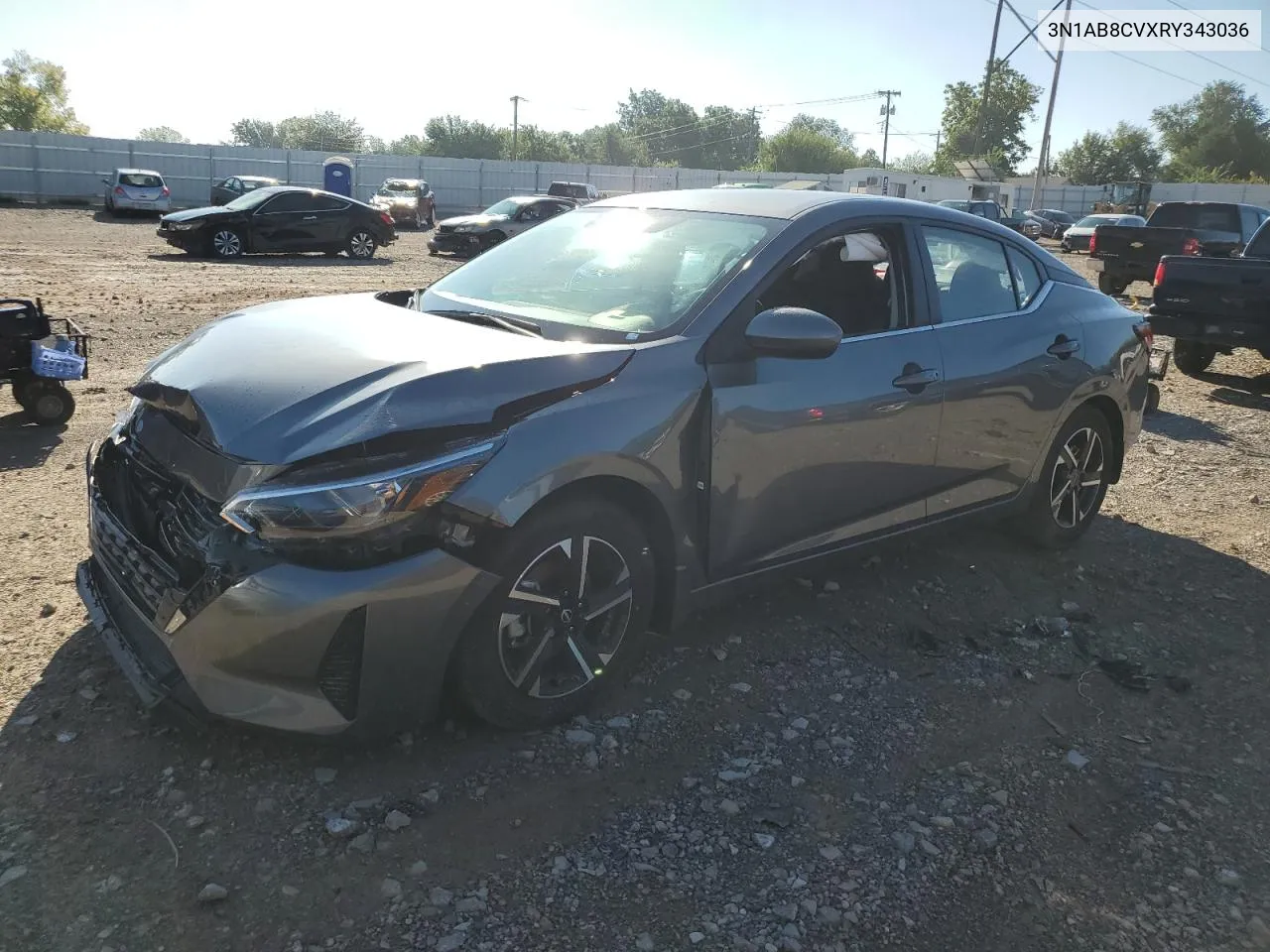 2024 Nissan Sentra Sv VIN: 3N1AB8CVXRY343036 Lot: 72994154