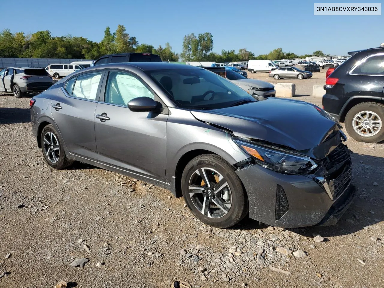 2024 Nissan Sentra Sv VIN: 3N1AB8CVXRY343036 Lot: 72994154