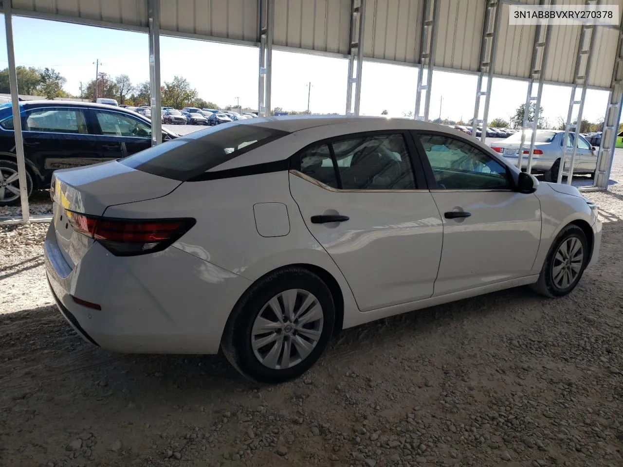 2024 Nissan Sentra S VIN: 3N1AB8BVXRY270378 Lot: 76489204