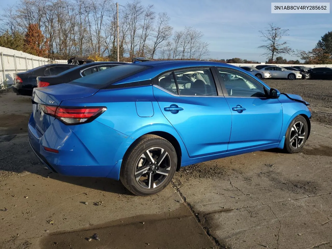 2024 Nissan Sentra Sv VIN: 3N1AB8CV4RY285652 Lot: 76820884