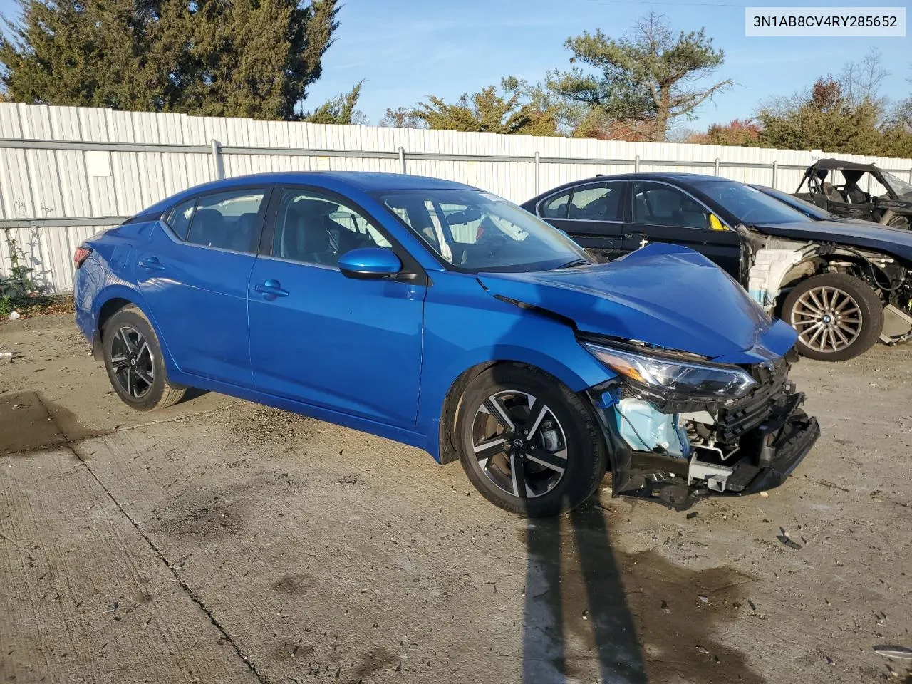 2024 Nissan Sentra Sv VIN: 3N1AB8CV4RY285652 Lot: 76820884