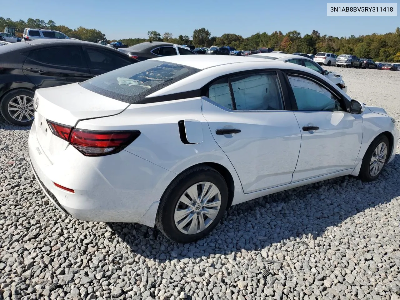 2024 Nissan Sentra S VIN: 3N1AB8BV5RY311418 Lot: 77362984