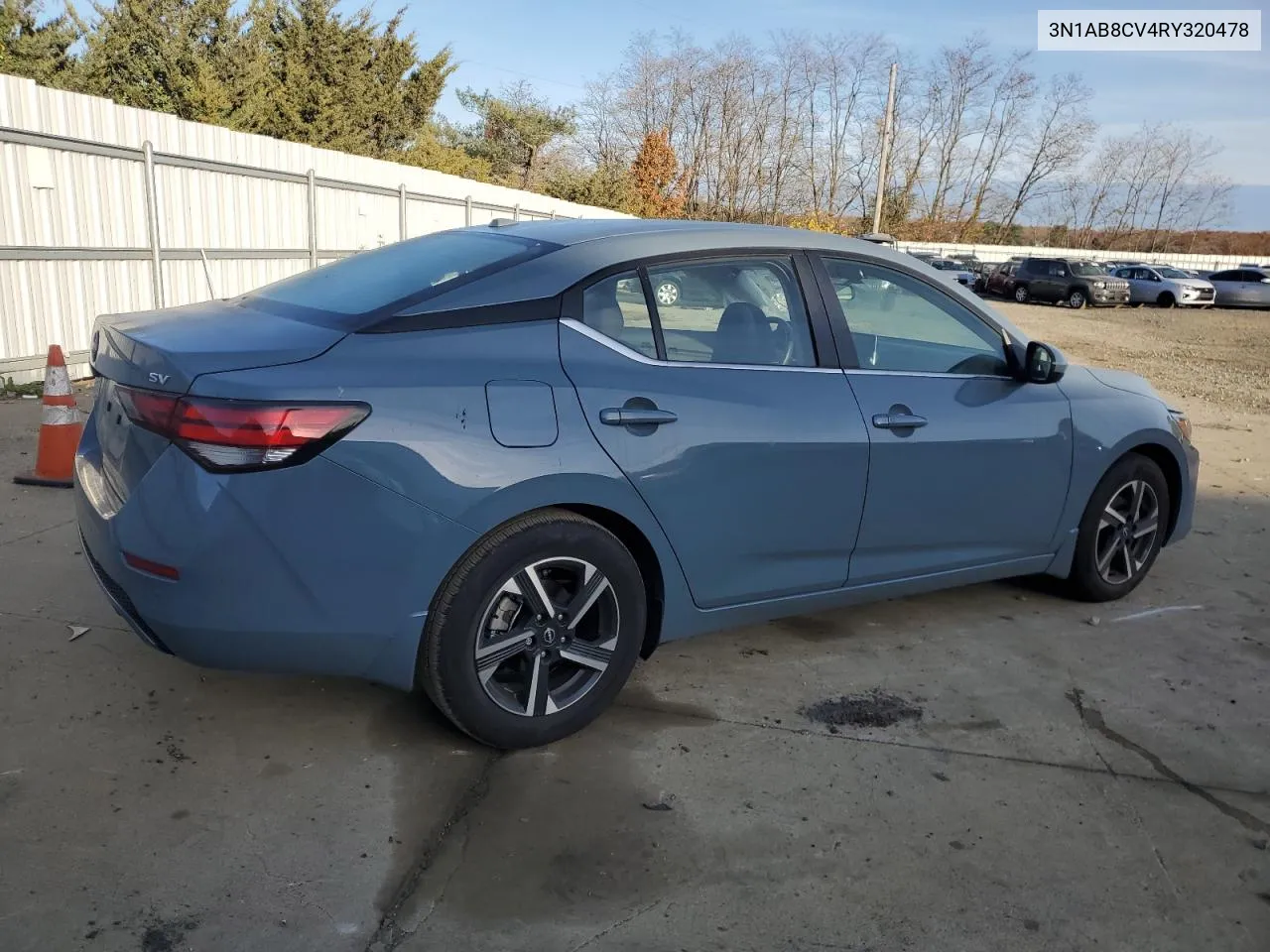 2024 Nissan Sentra Sv VIN: 3N1AB8CV4RY320478 Lot: 77917434