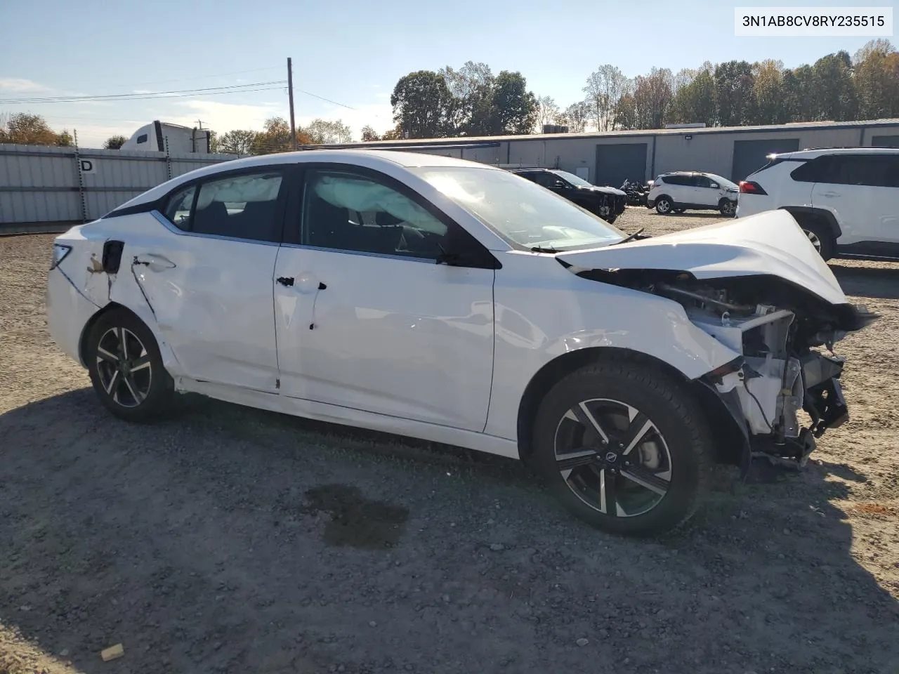 2024 Nissan Sentra Sv VIN: 3N1AB8CV8RY235515 Lot: 78182274