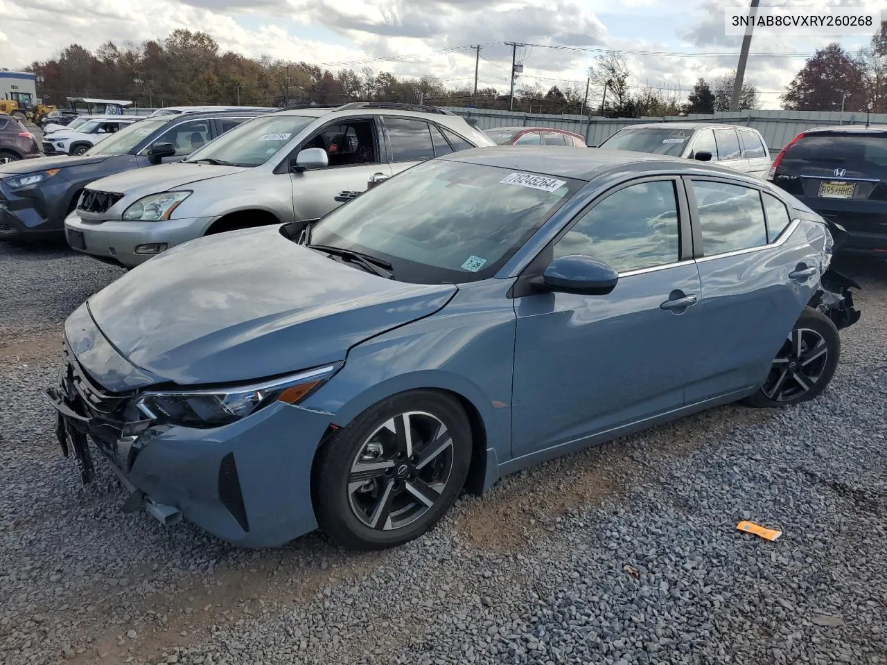 2024 Nissan Sentra Sv VIN: 3N1AB8CVXRY260268 Lot: 78245264