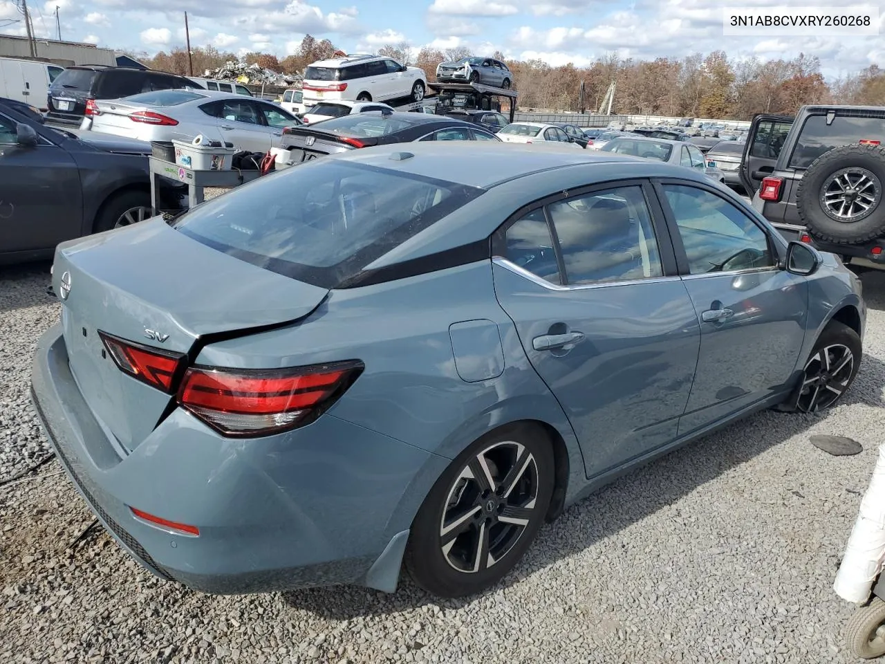 2024 Nissan Sentra Sv VIN: 3N1AB8CVXRY260268 Lot: 78245264