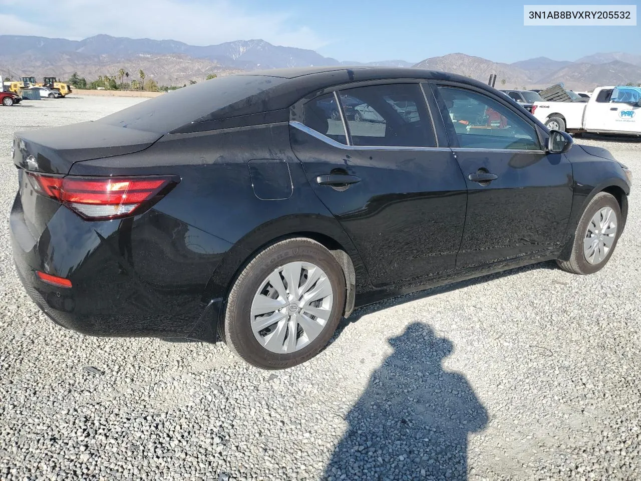 2024 Nissan Sentra S VIN: 3N1AB8BVXRY205532 Lot: 79134314