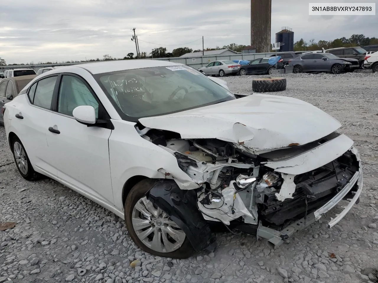 2024 Nissan Sentra S VIN: 3N1AB8BVXRY247893 Lot: 79554384