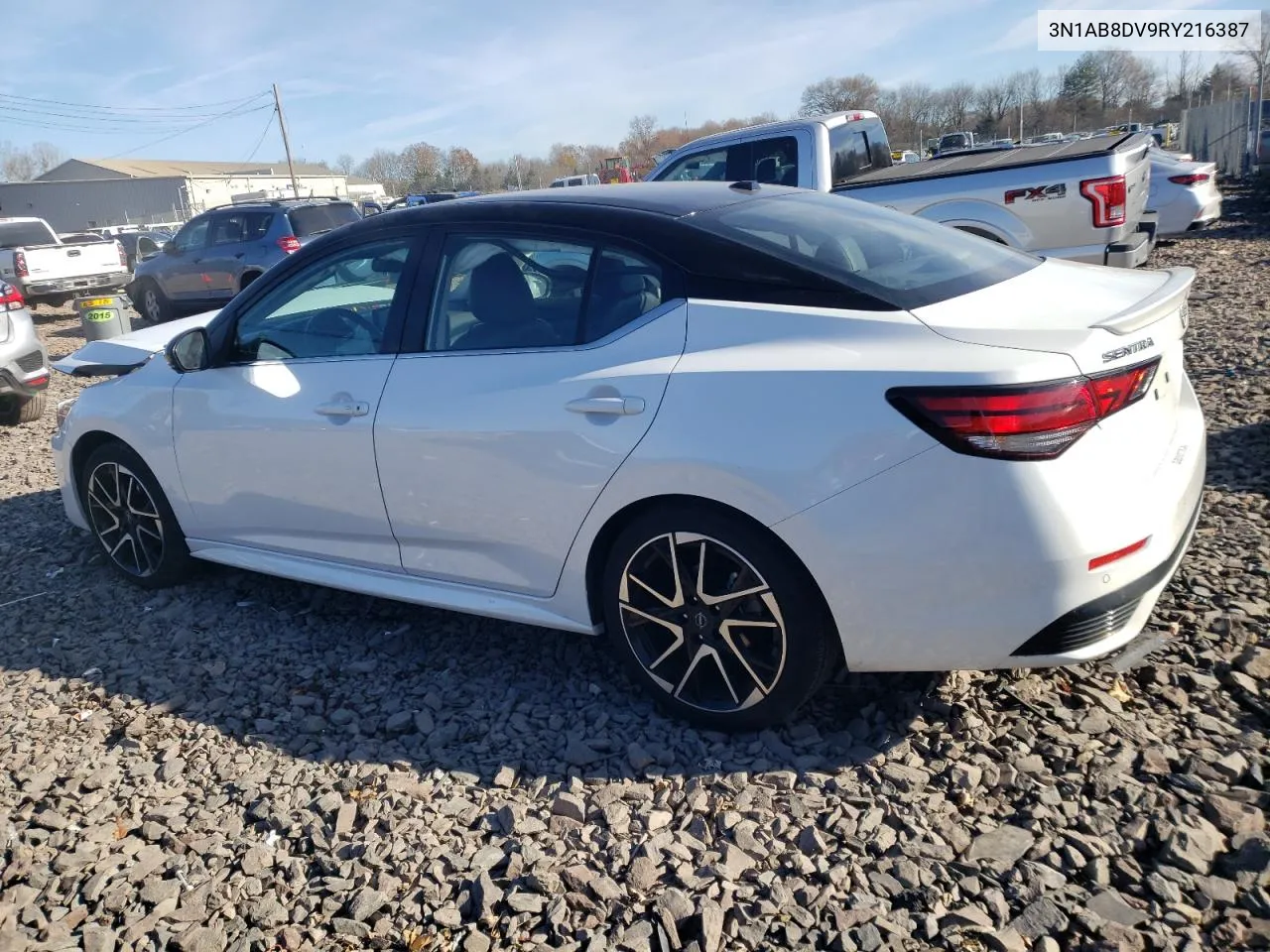 2024 Nissan Sentra Sr VIN: 3N1AB8DV9RY216387 Lot: 81153434