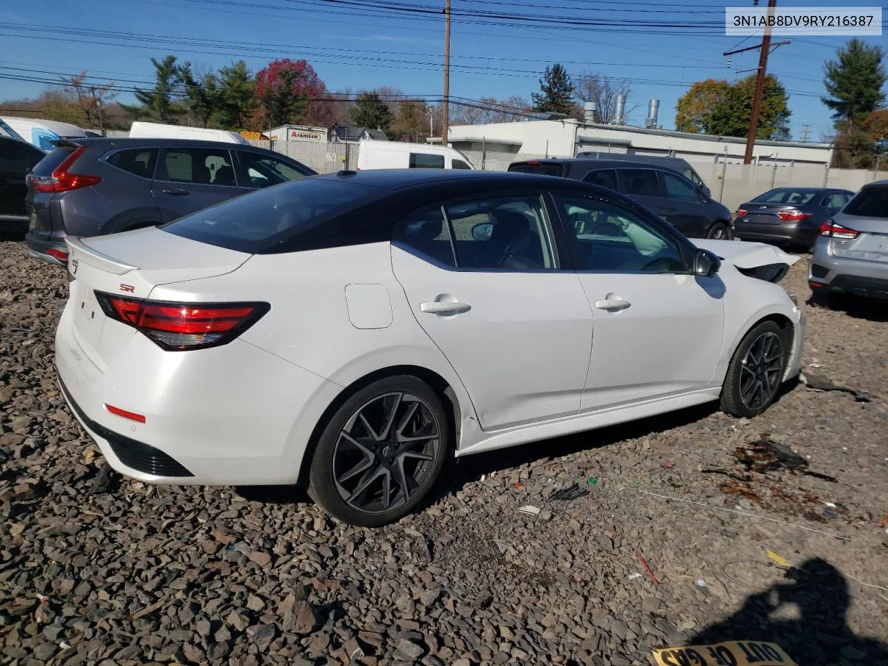 2024 Nissan Sentra Sr VIN: 3N1AB8DV9RY216387 Lot: 81153434