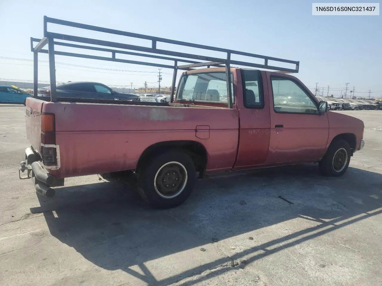 1992 Nissan Truck King Cab VIN: 1N6SD16S0NC321437 Lot: 72002304