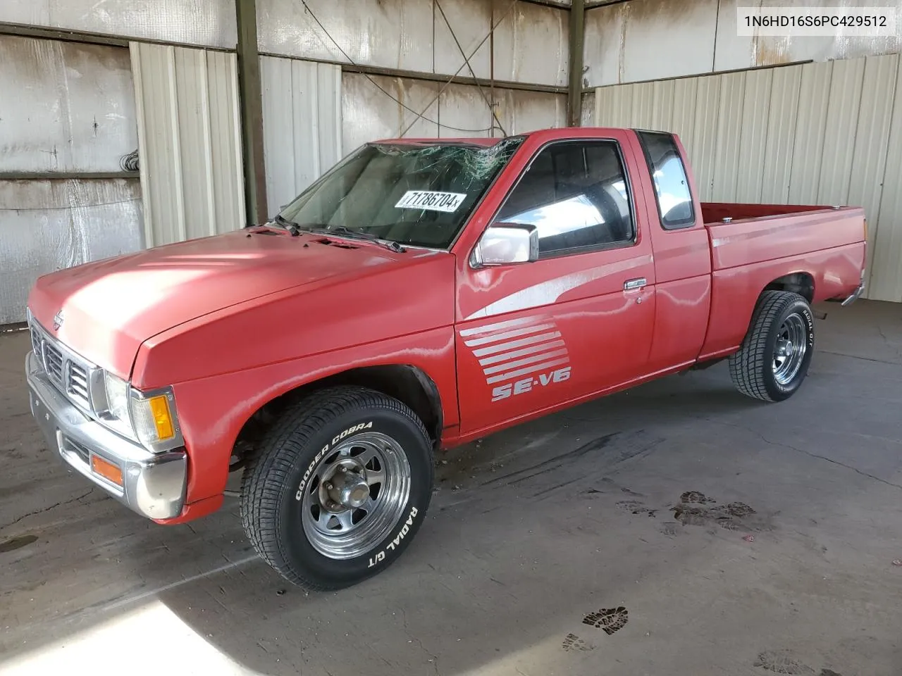 1993 Nissan Truck King Cab Se VIN: 1N6HD16S6PC429512 Lot: 71786704