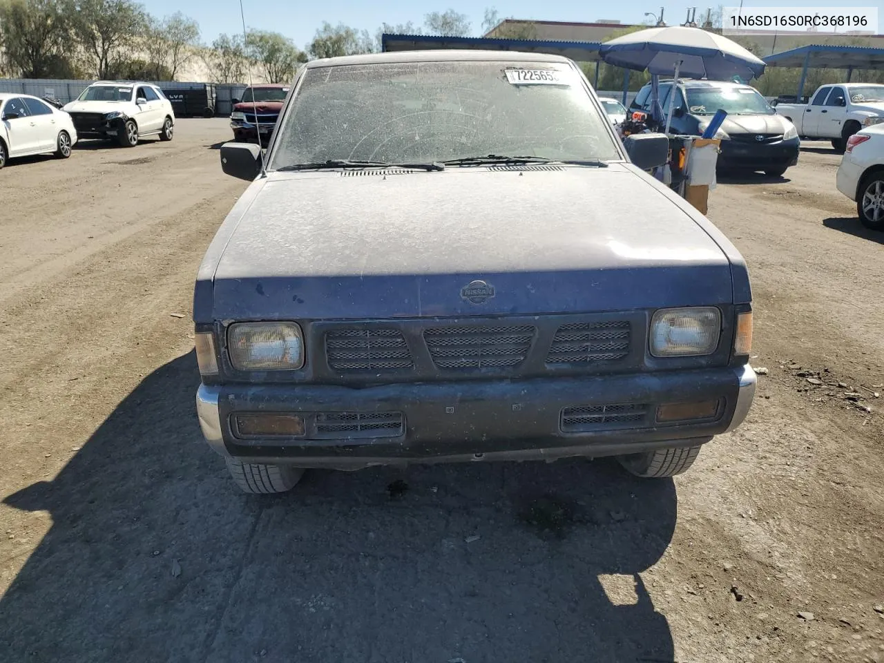 1994 Nissan Truck King Cab Xe VIN: 1N6SD16S0RC368196 Lot: 72256534