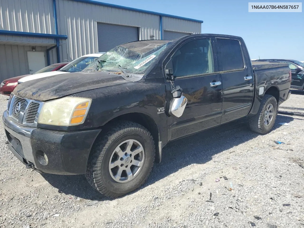 2004 Nissan Titan Xe VIN: 1N6AA07B64N587657 Lot: 58084444