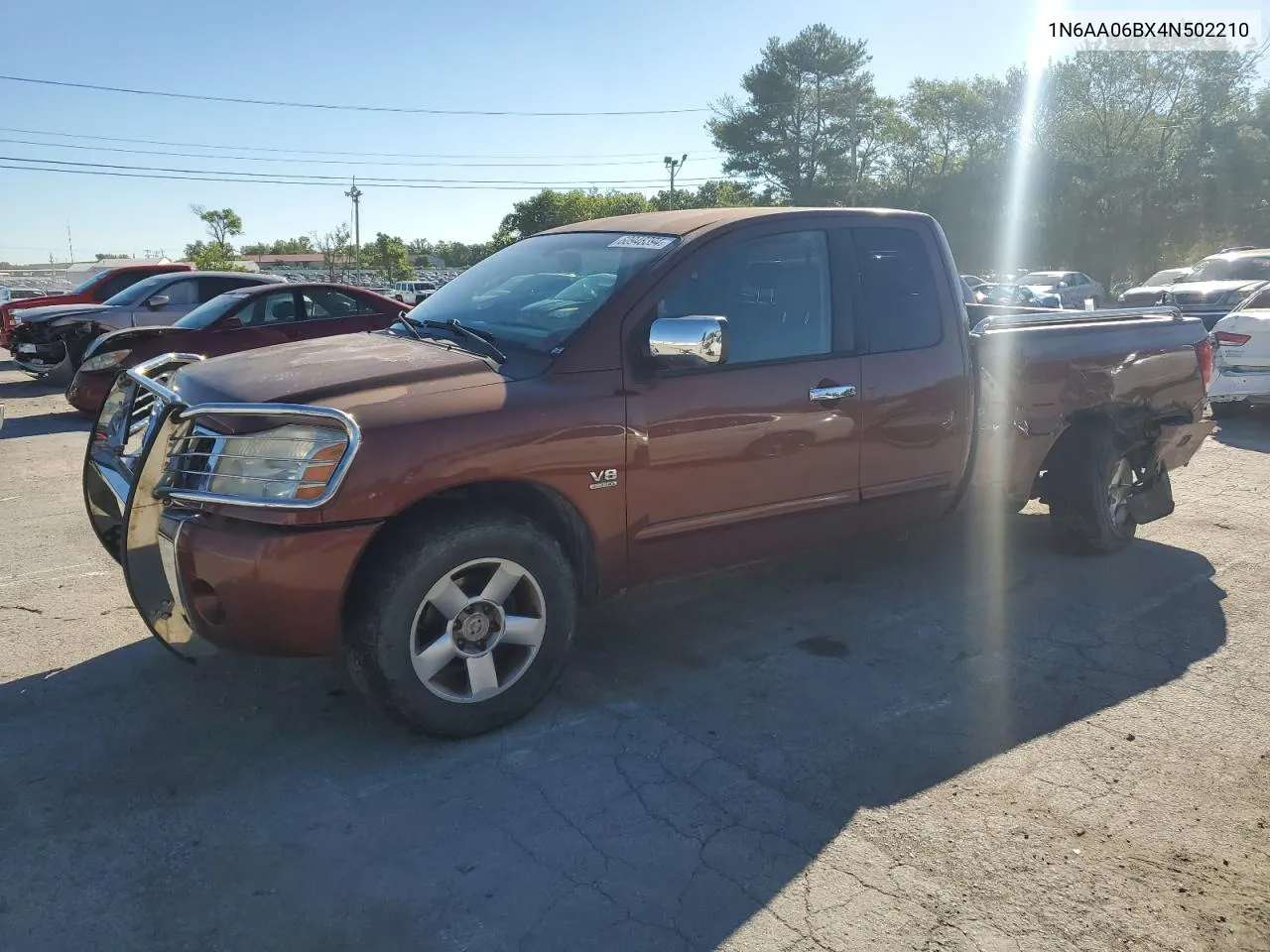 2004 Nissan Titan Xe VIN: 1N6AA06BX4N502210 Lot: 60948394