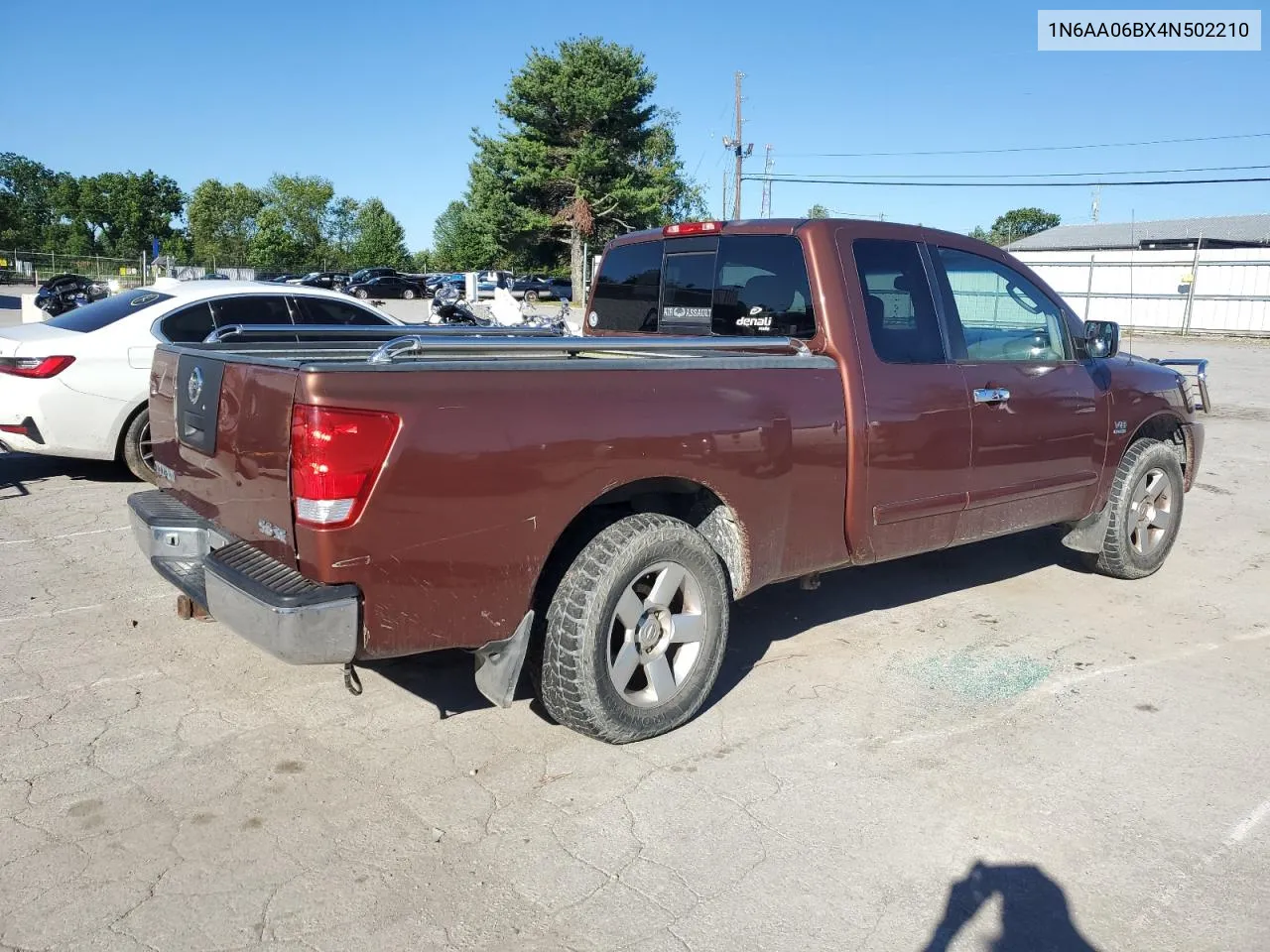 2004 Nissan Titan Xe VIN: 1N6AA06BX4N502210 Lot: 60948394